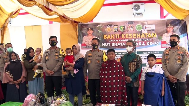 Kapolda Kepri Hadiri Puncak Hari Bakti Kesehatan Polri Dalam Rangka Menyambut Hari Bhayangkara ke-76 Tahun 2022