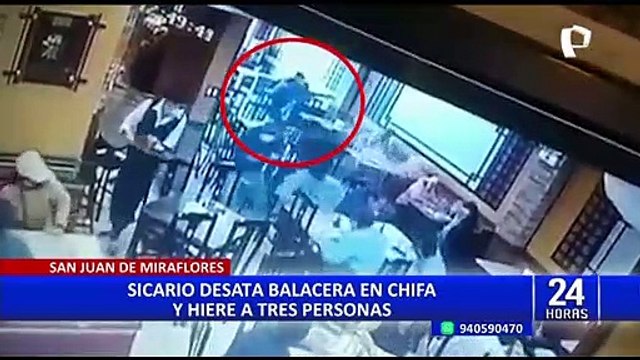 SJM: Sicario dispara a quemarropa dentro de un chifa