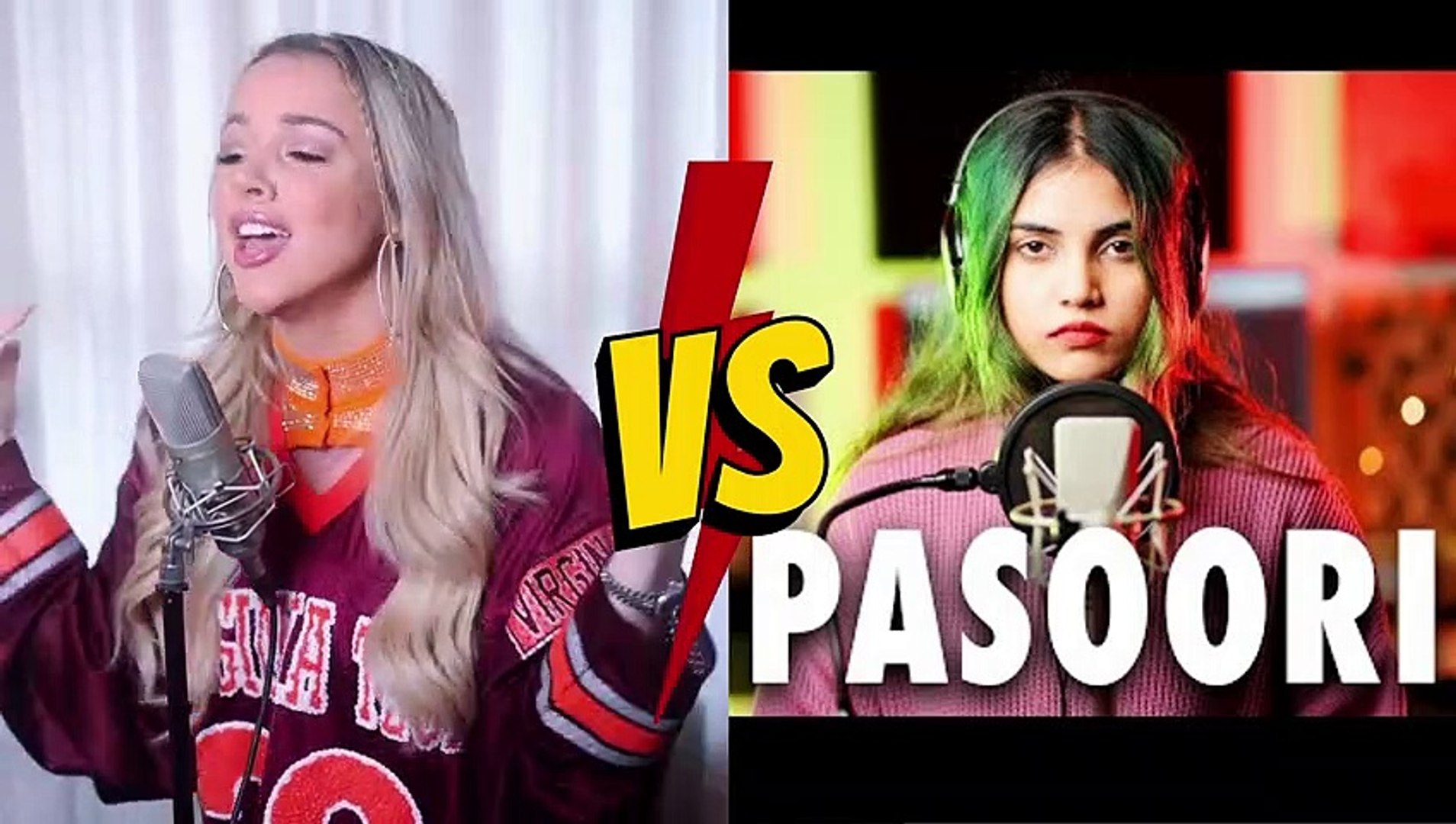 ⁣pasoori cover song | pasoori song by coke studio |  Emma Vs Aish cover songs