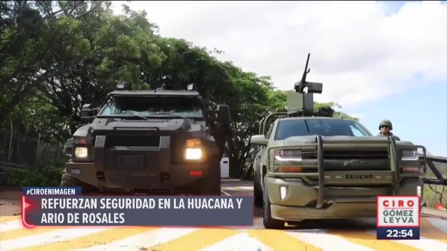 Militares refuerzan seguridad en La Huacana por presencia del CJNG