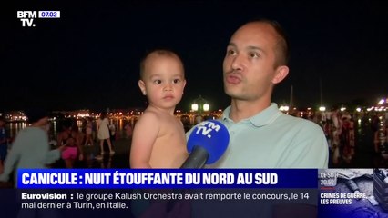 Canicule: une nuit étouffante, du Nord au Sud de la France