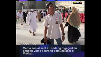 Viral Pemuda Berseragam SMA 'Bolos' ke Kota Makkah, Ternyata Simpan Cerita Menyesakkan