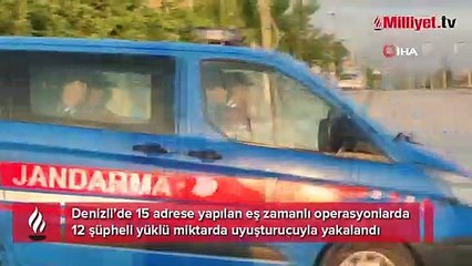 Denizli'de zehir tacirlerine komando destekli operasyon