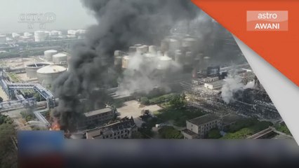 Kebakaran | Seorang maut, kebakaran di kilang kimia Shanghai