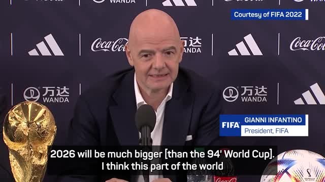 America will be invaded by joy and happiness for 2026 World Cup - Infantino