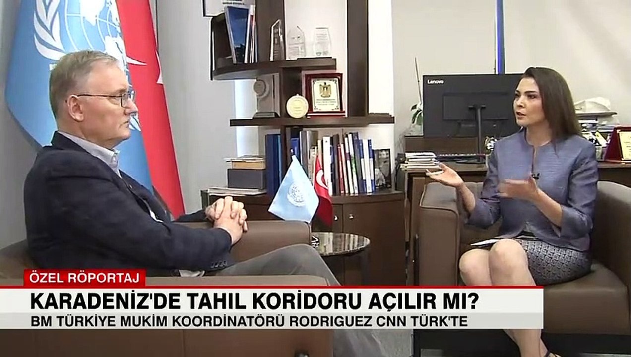 Karadeniz'de tahıl koridoru açılır mı? BM yetkilisi CNN TÜRK'e konuştu