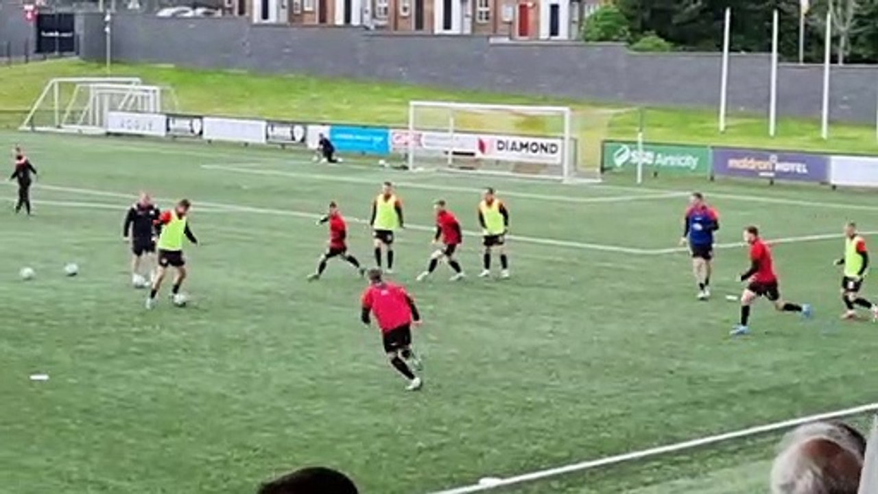 Derry City's small sided training game