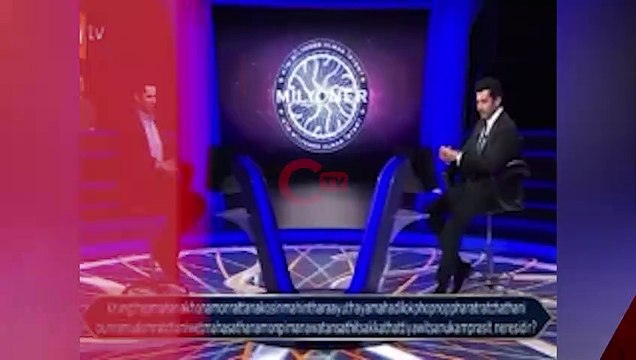 'Kim Milyoner Olmak İster' yarışmasındaki soru şaşkınlık yarattı Kenan İmirzalıoğlu takılmadan okudu