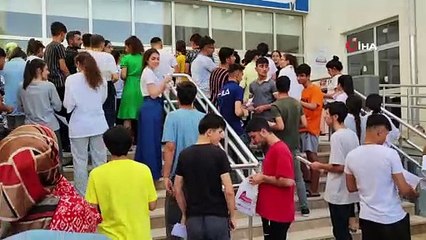 O ilçemizde ilk kez YKS yapıldı: Herkes heyecan doluydu