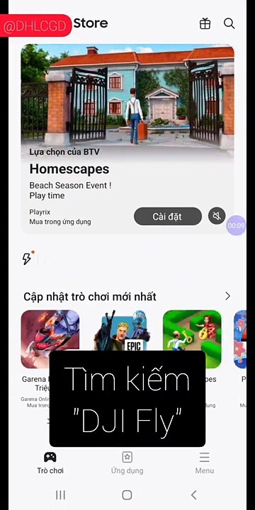 Cách tải app DJI Fly trên điện thoại SAMSUNG - Cho anhem nào sử dụng drone của DJI