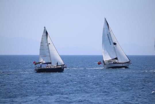 Güney Ege Sahil Güvenlik 40. Yıl Yelken Kupası yarışları Bodrum'da düzenlendi
