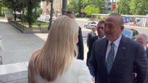 SARAYBOSNA - Dışişleri Bakanı Çavuşoğlu, Devlet Başkanlığı Konseyi Başkanı Caferoviç ile görüştü