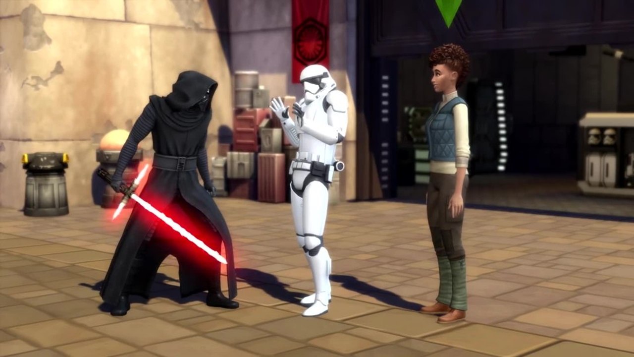 Die Sims 4: Der Star Wars-DLC Reise nach Batuu im Gameplay-Trailer