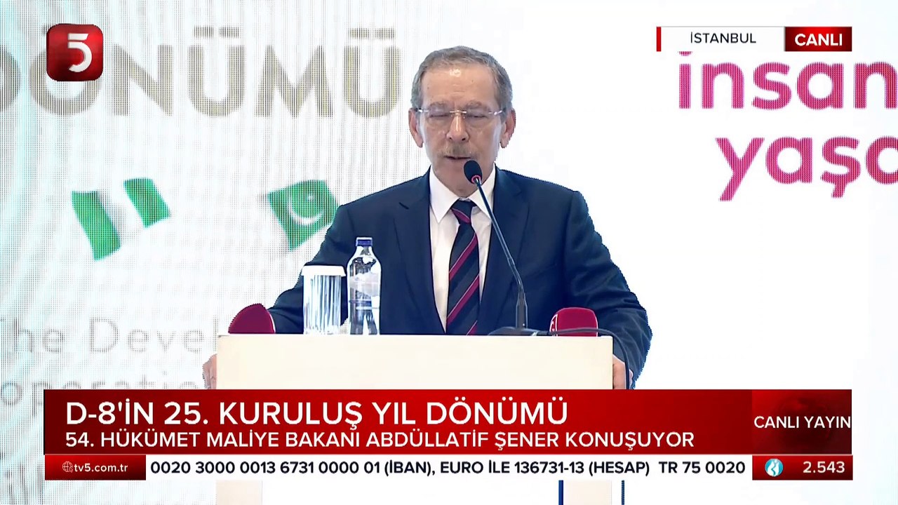 Abdüllatif Şener, D-8 25. Kuruluş Yıl Dönümü Programında Konuştu - 11.06.2022