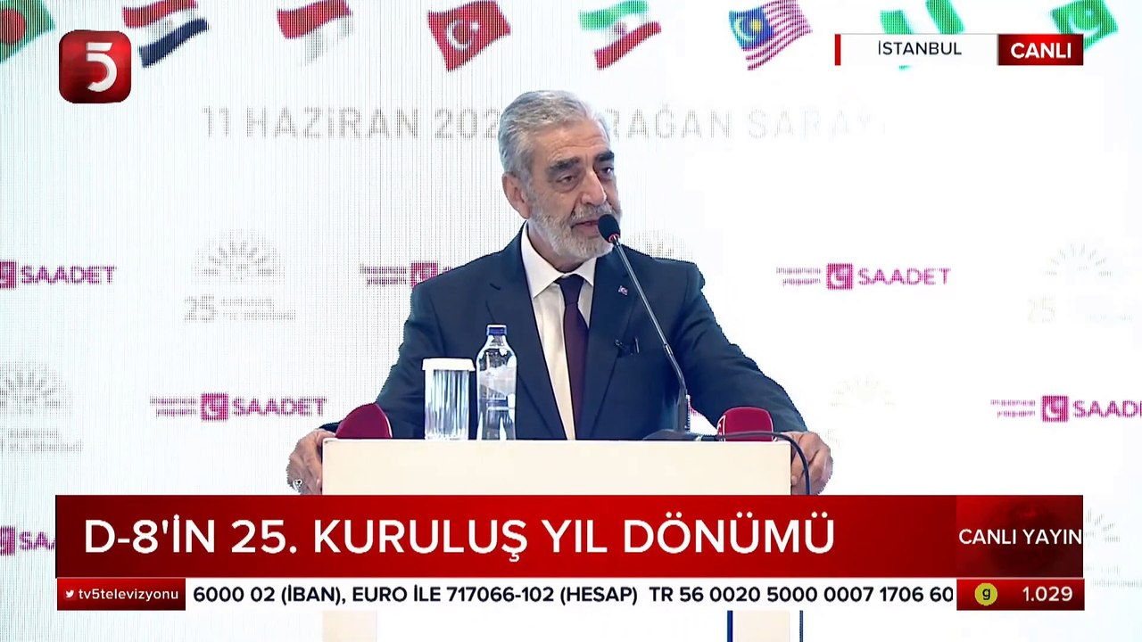 Mehmet Ziyattin Tokar, D-8 25. Kuruluş Yıl Dönümü Programında Konuştu - 11.06.2022