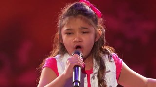 Girl on Fire Angelica Hale Gets the Guest GOLDEN BUZZER!