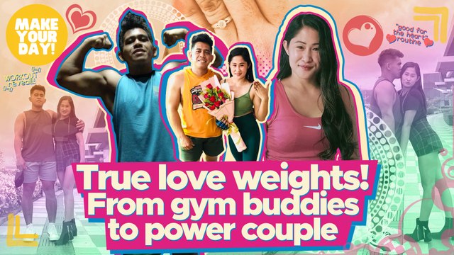 True love weights! From gym buddies to power couple | Make Your Day