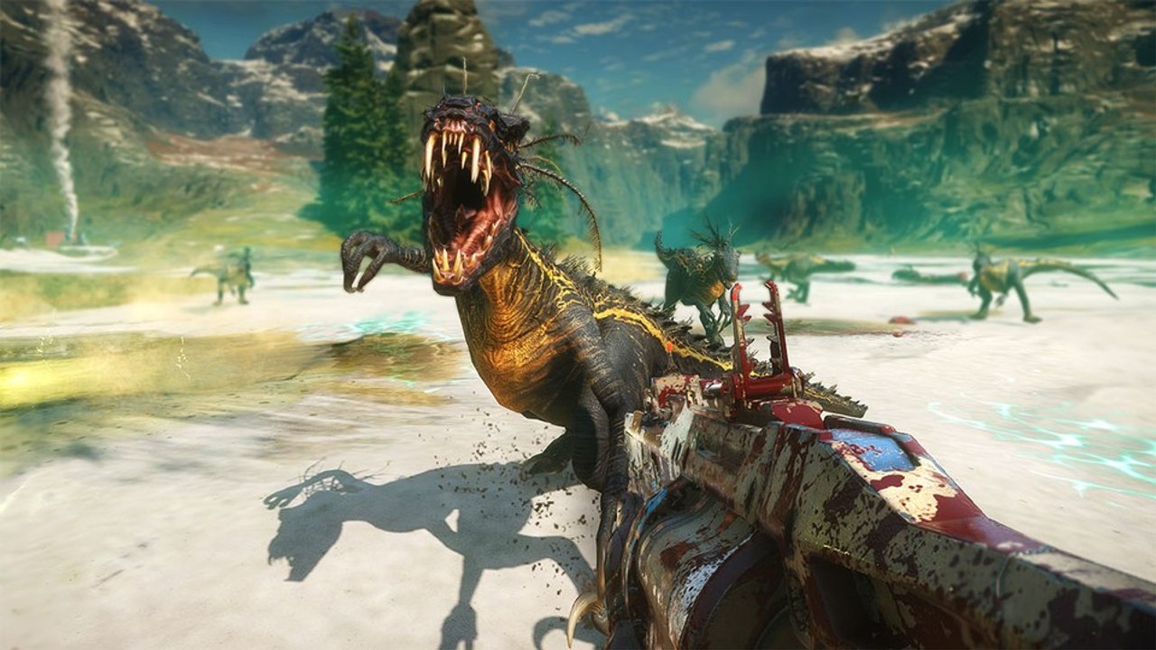 Im Dino-Shooter Second Extinction erobert die Community die Welt zurück