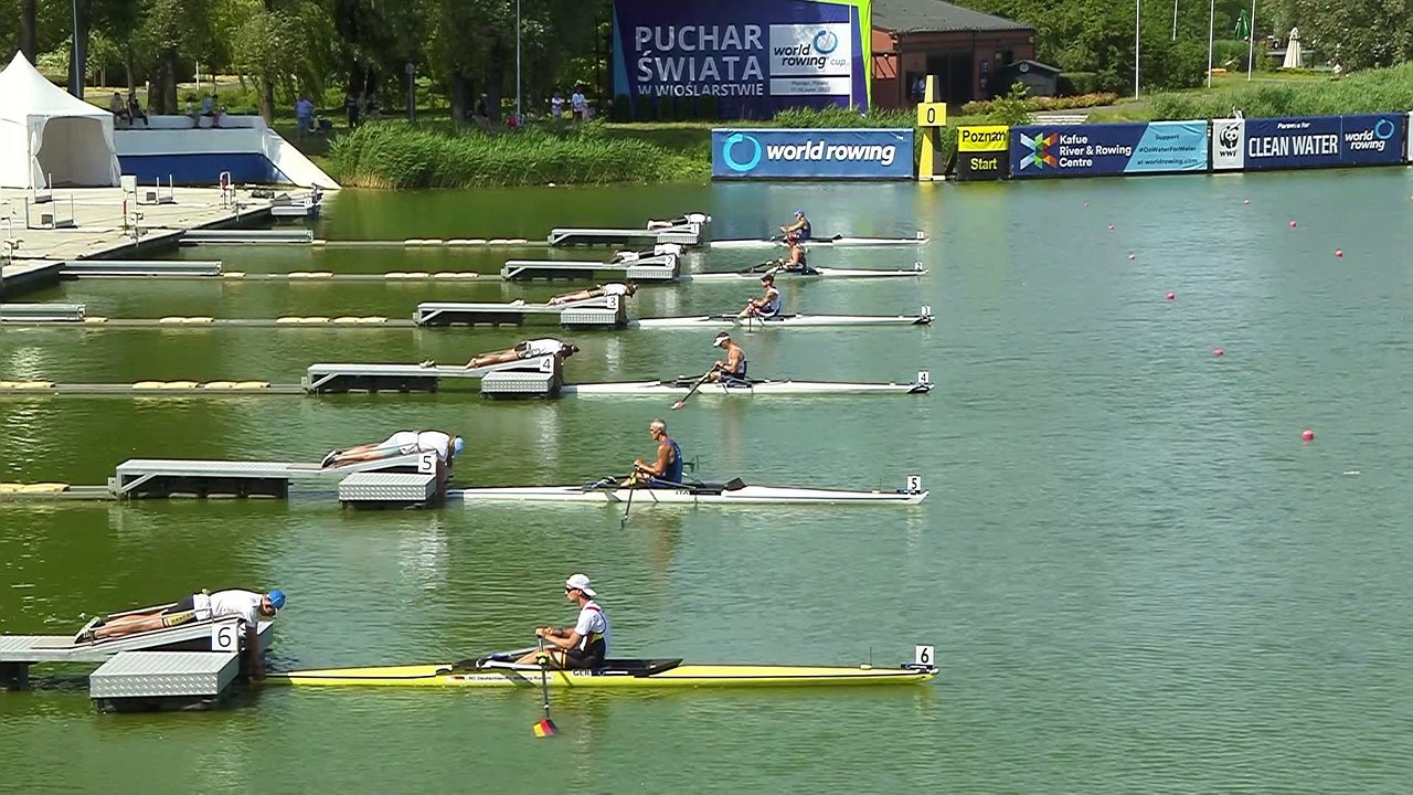 2022 World Rowing Cup II - Poznan, Poland - PR2 Men's Single Sculls (PR2 M1x) A-final
