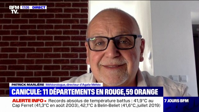 Record de hautes températures: On est passé de 70 villes à plus de 150 villes ; alerte le climatologue Patrick Marlière