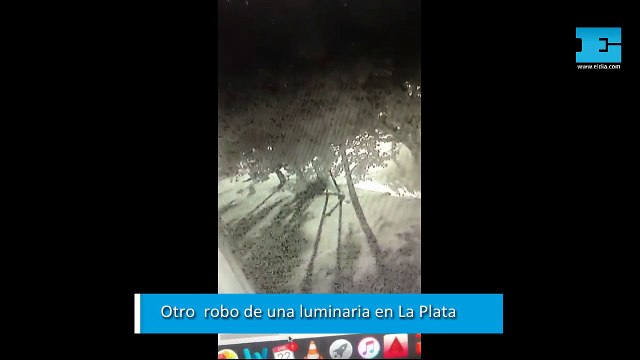 Crece el robo de luminarias en La Plata