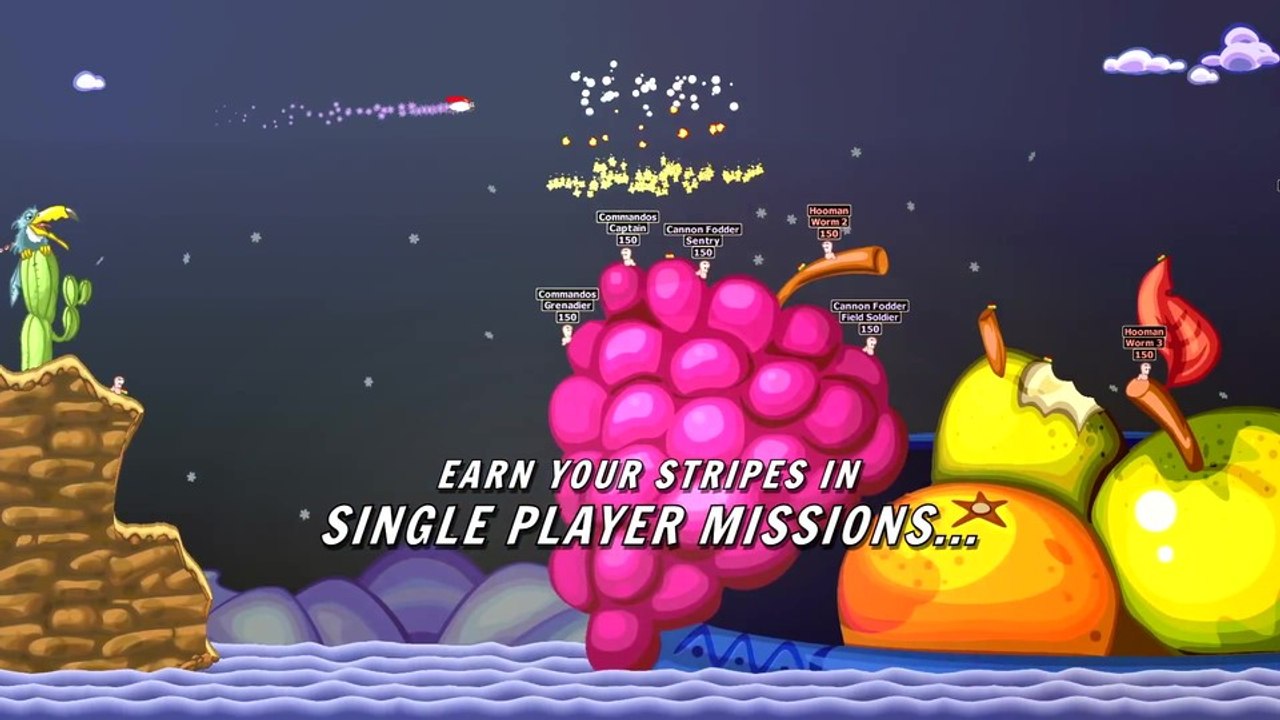 Worms Armageddon: Spätes Update für den Klassiker von 1999 im Trailer