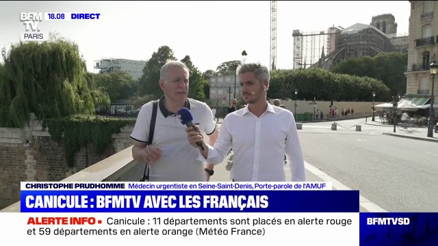 Christophe Prudhomme: face à la canicule, les personnes de plus de 50 ans qui prennent des médicaments sont les plus à risques