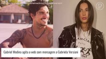 Tá rolando? Gabriel Medina e Gabriela Versiani animam os seguidores com troca de mensagens