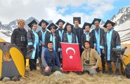 Yaban Hayatı Ekolojisi ve Yönetimi Bölümü öğrencileri Kaçkar Dağları'nda kep attı