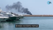 Incendio en Puerto Portals