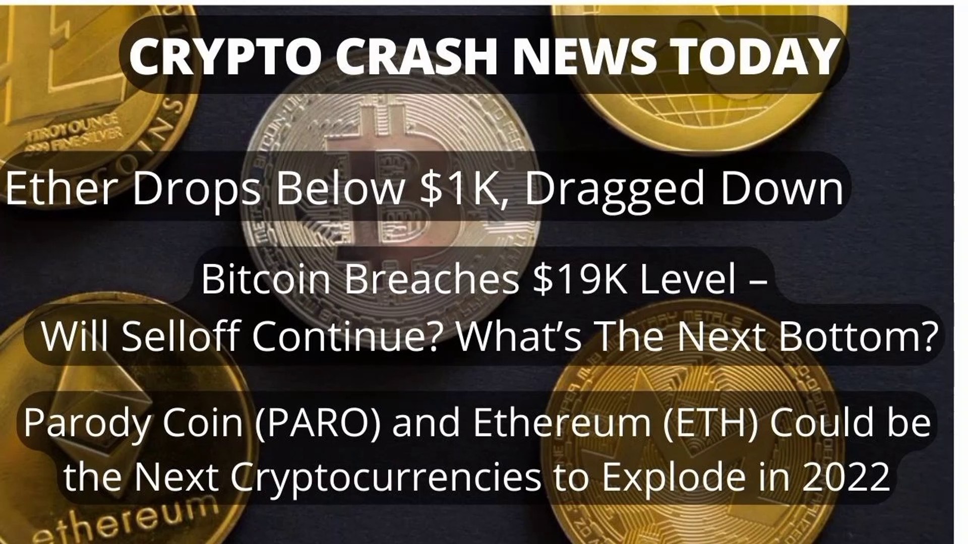 Crypto crash news today