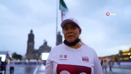 Meksika'da dünyanın en kalabalık boks dersi düzenlendi