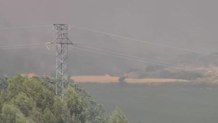 Las llamas obligar a desalojar a miles de personas en Navarra