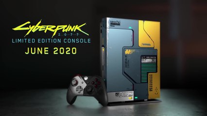 Xbox One X - Limitierte Special Edition im Cyberpunk 2077-Look