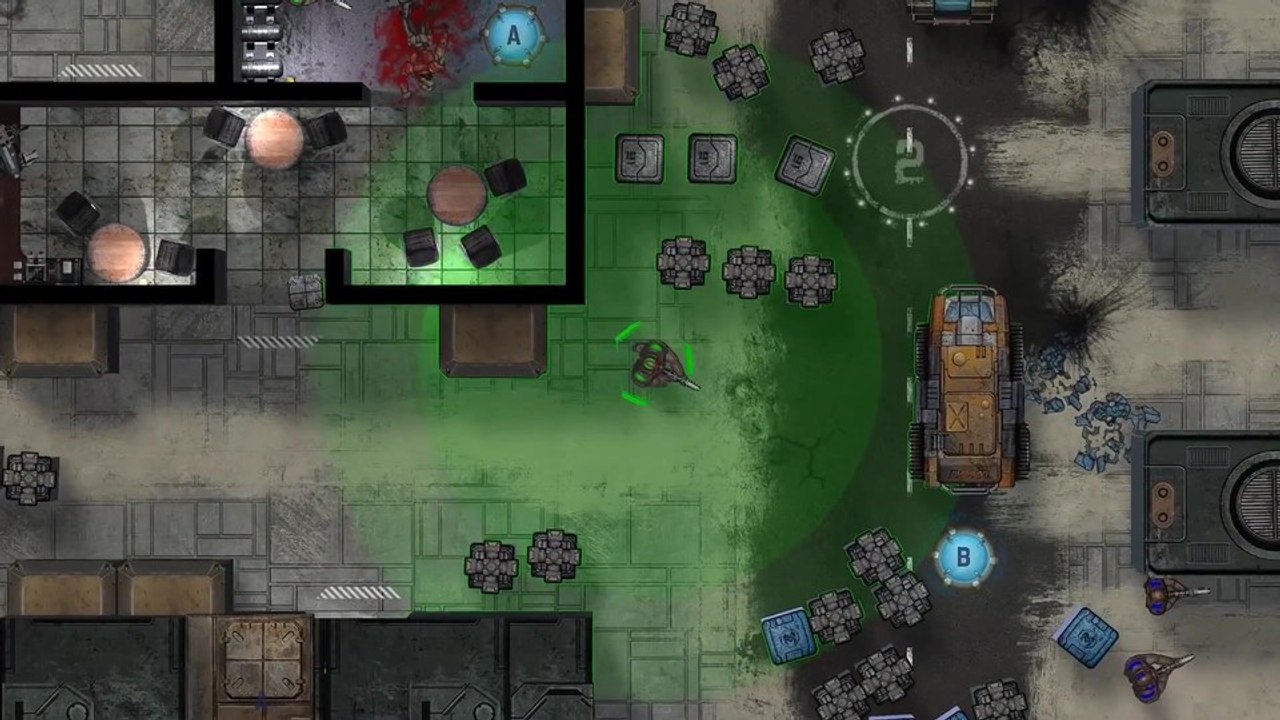 Tactical troops: anthracite shift - trailer: top-down-taktik im scifi-szenario