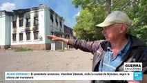 Cientos de ucranianos despiden a líder activista caído en batalla