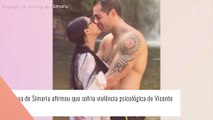 Simaria acusa ex-marido de violência psicológica e revela medo em processo judicial. Saiba!