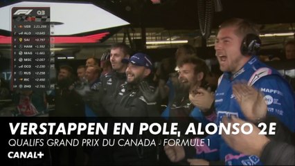 Verstappen en pole, Alonso superbe 2ème temps ! Grand Prix du Canada - Formule 1