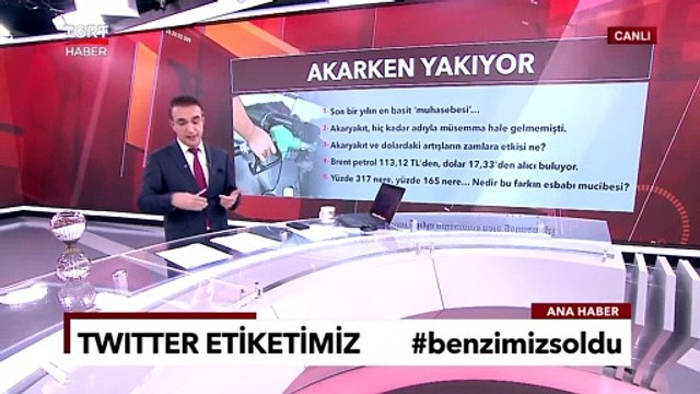 Akarken Yakıyor: Akaryakıt ve Dolardaki Artışların Zamlara Etkisi Ne? - Ferhat Ünlü ile TGRT Haber