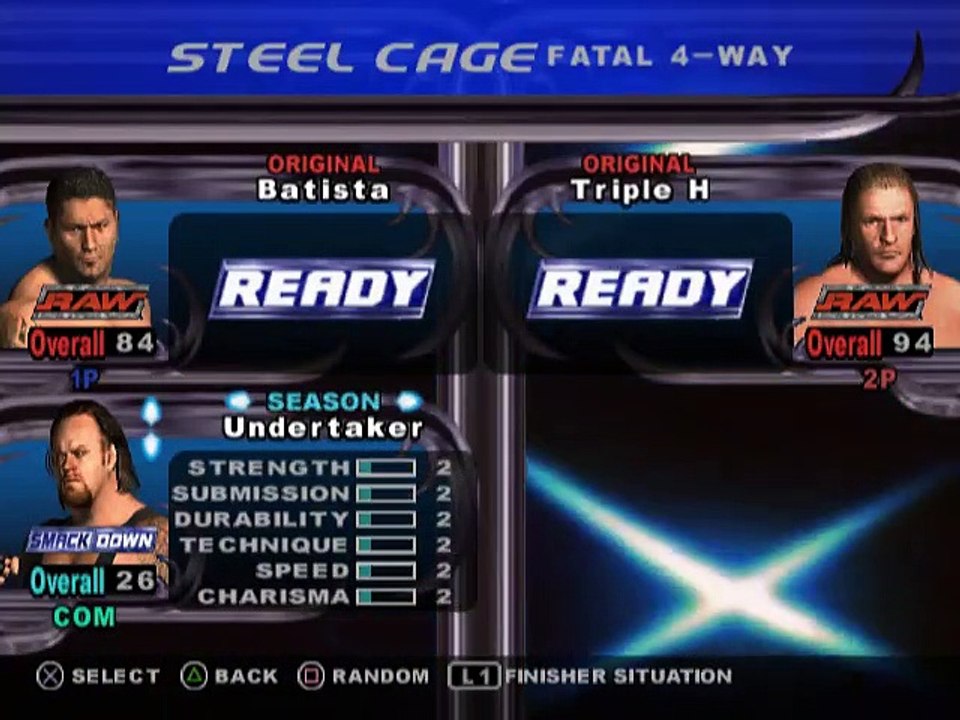 WWE SmackDown! vs Raw online multiplayer - ps2