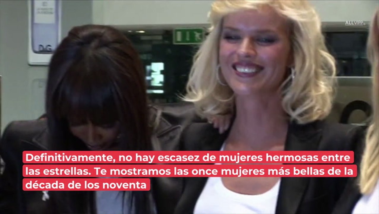 ¡No solo de esa década! Estas son las once mujeres más hermosas de los 90's