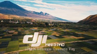 LOMBOK Indonesia - DJI MINI 3 Pro Cinamatic Vlog