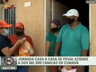 PDVAL Sucre atendió a 2 mil 800 familias de 14 CLAP de la comunidad de Tres Picos en Cumaná