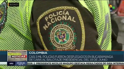 Colombia: Cerca de tres mil efectivos policiales garantizarán la seguridad de los comicios en Santander