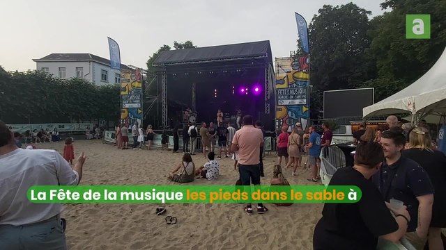 Une Fête de la musique les pieds dans le sable à Marche-en-Famenne