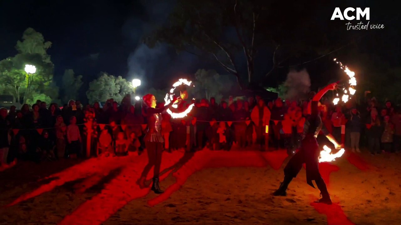 Sydney fire dancers