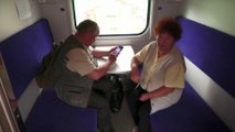 Left homeless by war, some Ukrainian families have moved into repurposed train cars