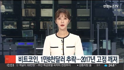 비트코인, 1만9천달러선 붕괴…2017년 고점 깨져