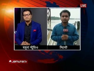 Bangladesh News- Jamuna Tv news-সিলেটে বন্যা পরিস্থিতির উন্নতি নেই; রাতে থেমেছে বৃষ্টি _ Sylhet Flood