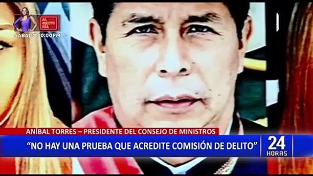 Aníbal Torres asegura que presidente Castillo perderá horas en citación ante la Fiscalía